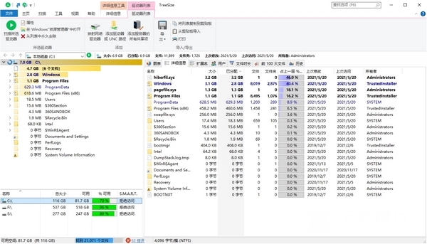 TreeSizePro破解版图片4